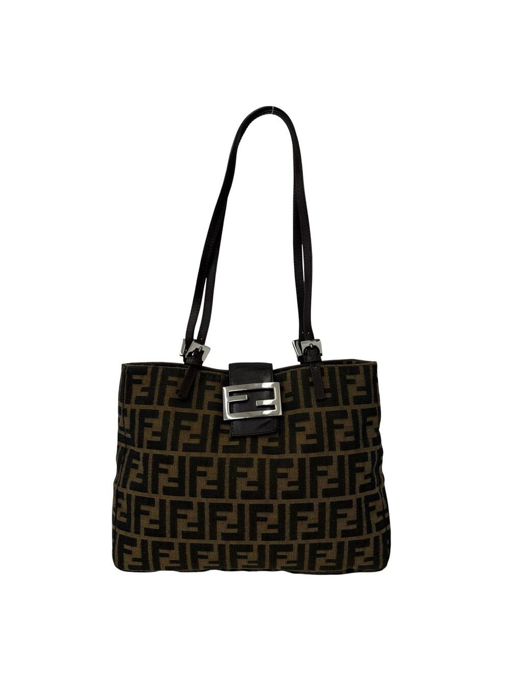 Fendi Vintage Shoulder Bag Zucca Canvas #369377F11B